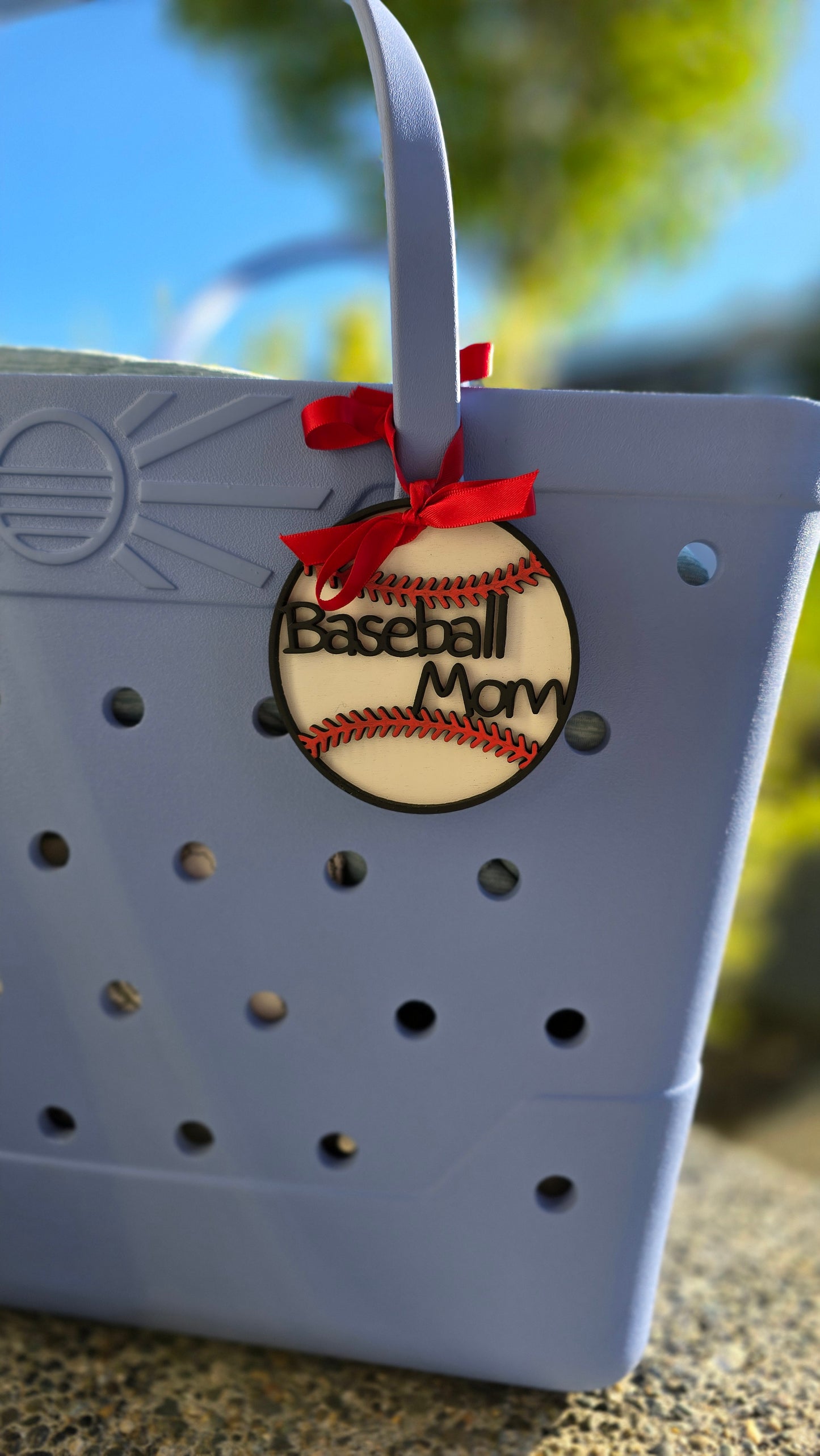Baseball Mom Bag Tag / Ornament