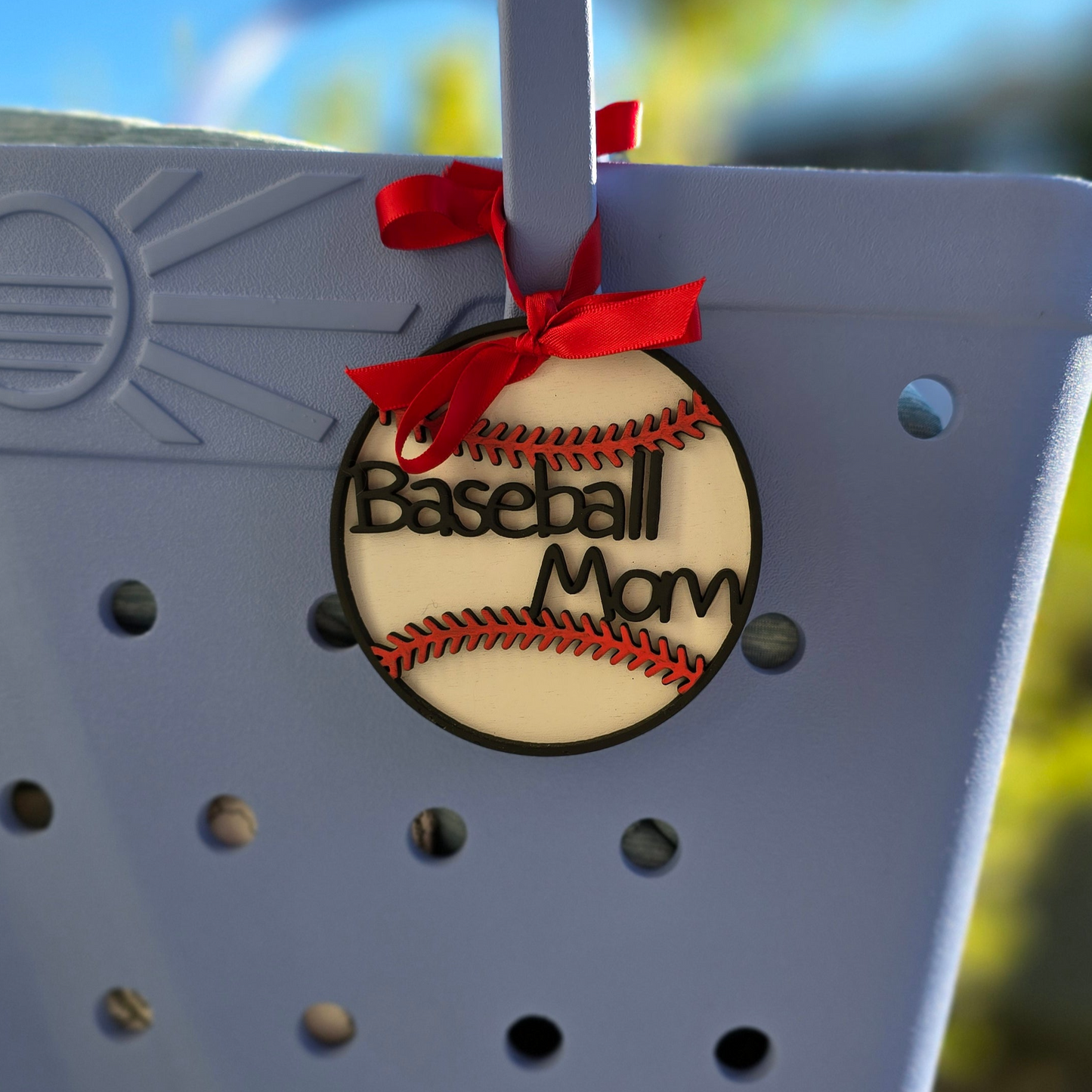 Baseball Mom Bag Tag / Ornament