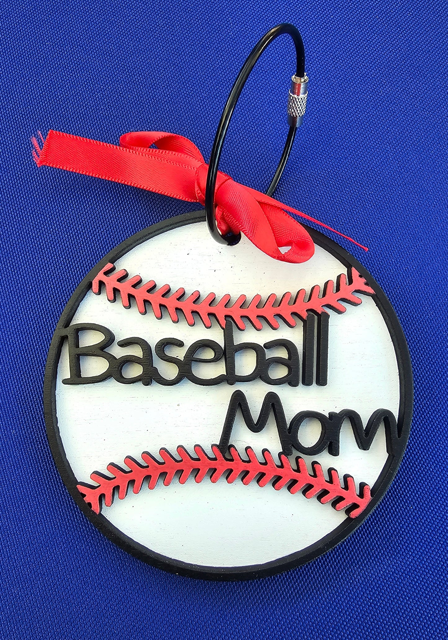 Baseball Mom Bag Tag / Ornament