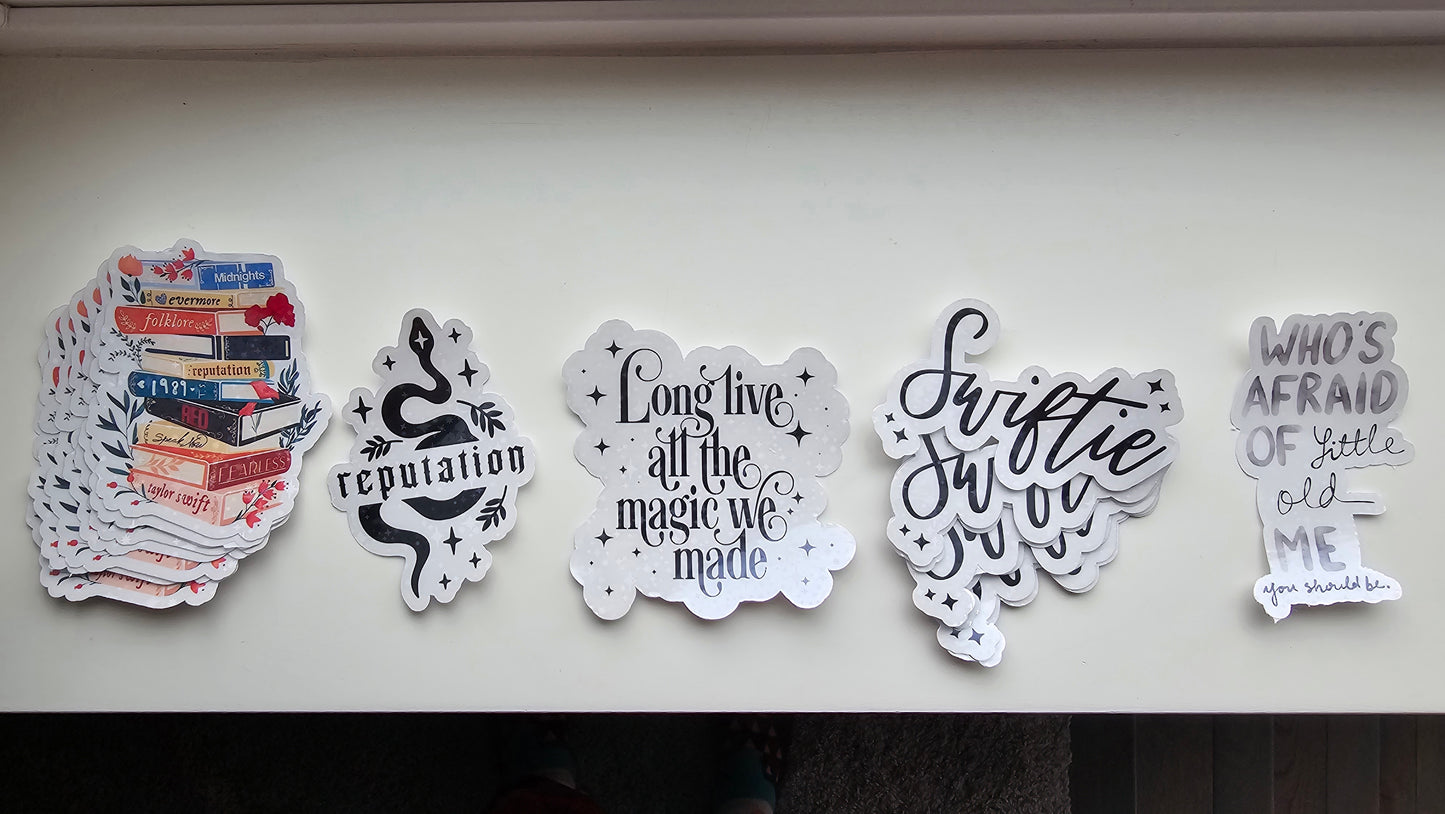 Swiftie Vinyl Stickers