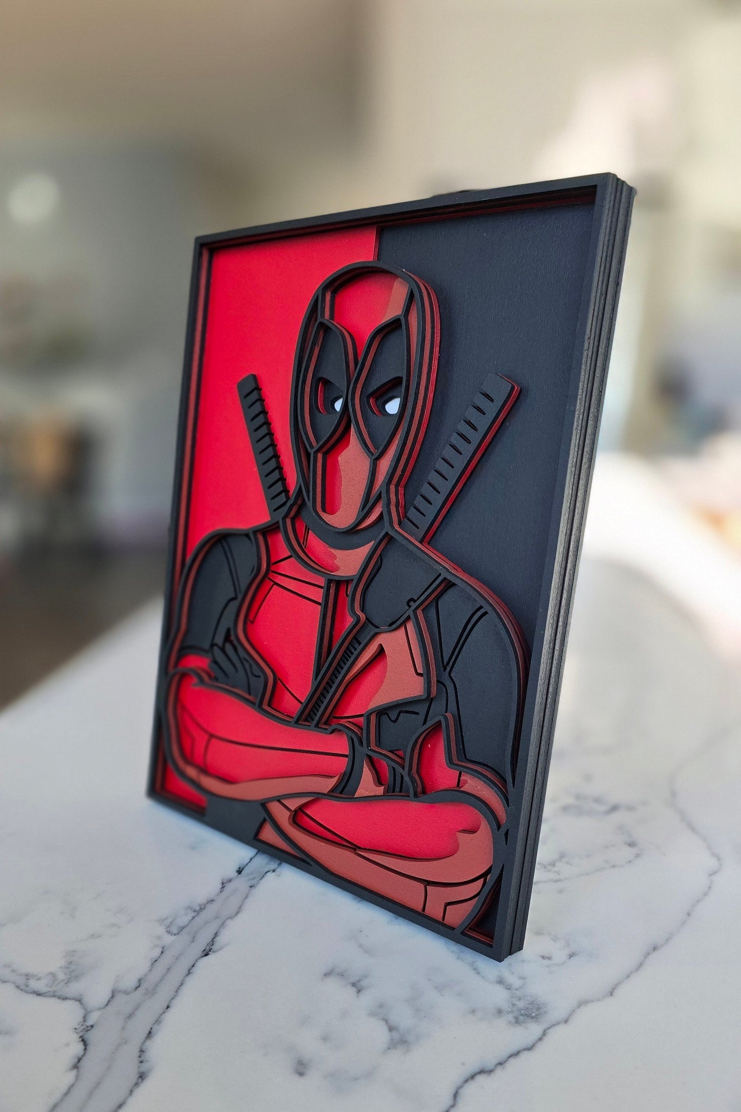 Misfit Superhero | Wooden Art | Wall Decor
