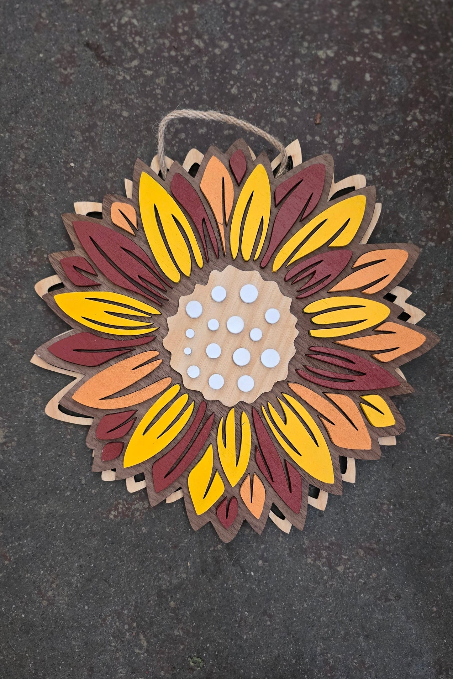 Sunflower | Wooden Art | Door Hanger