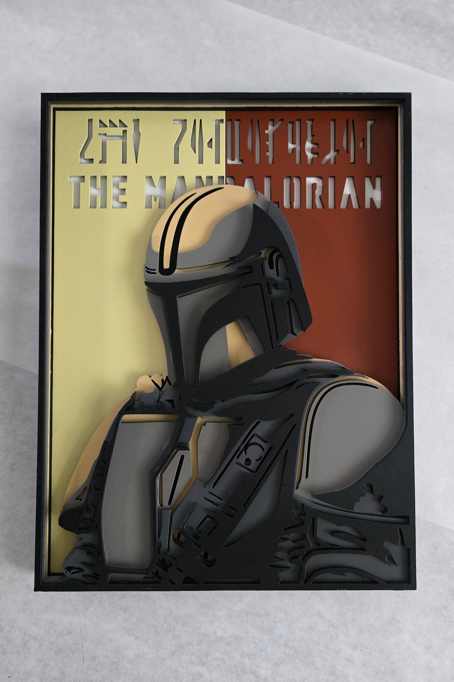 The Mandalorian | Wooden Art | Wall Decor