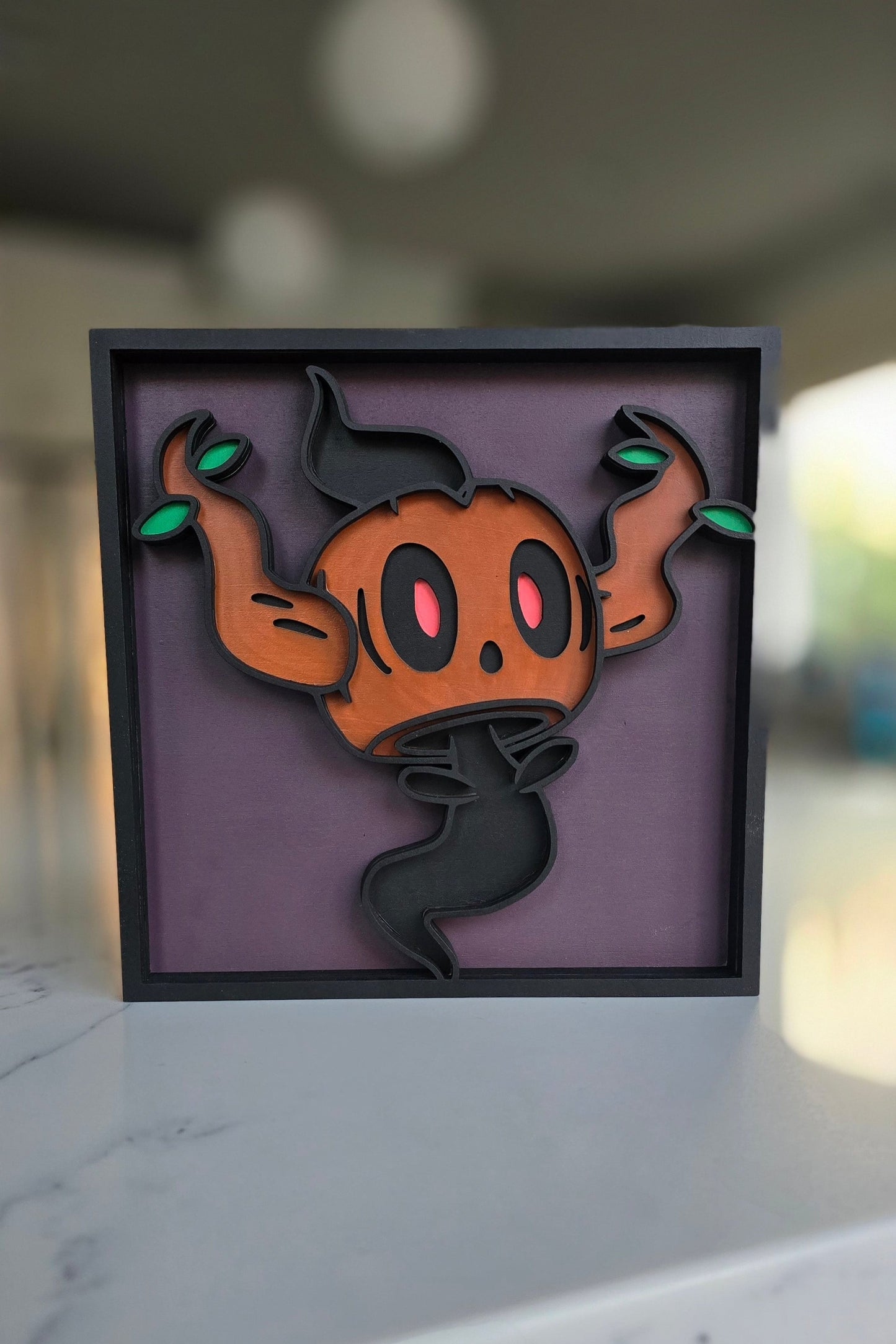 Phantump (Pokemon) | Wood Art | Wall Decor