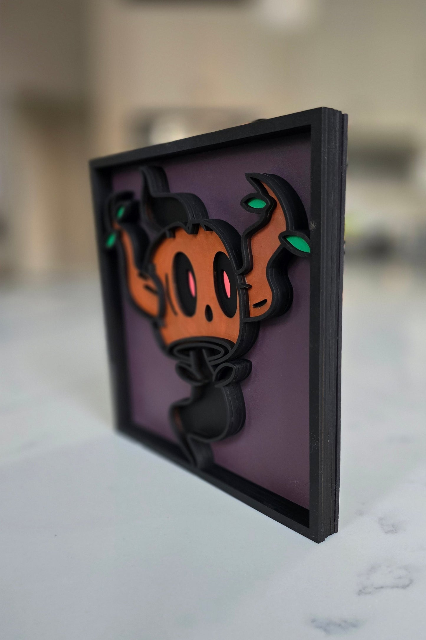 Phantump (Pokemon) | Wood Art | Wall Decor