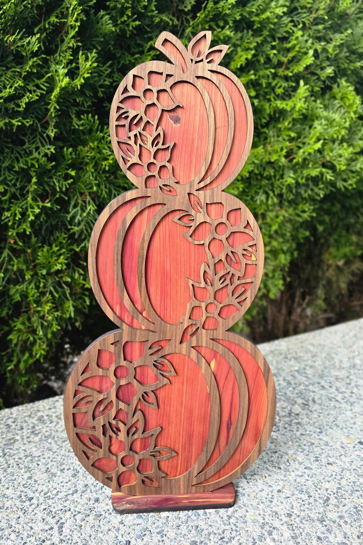 Stacked Pumpkins | Wood Art