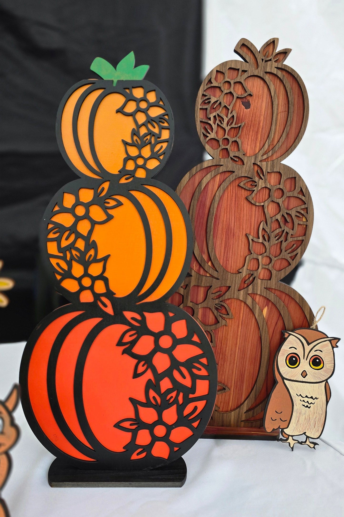 Stacked Pumpkins | Wood Art