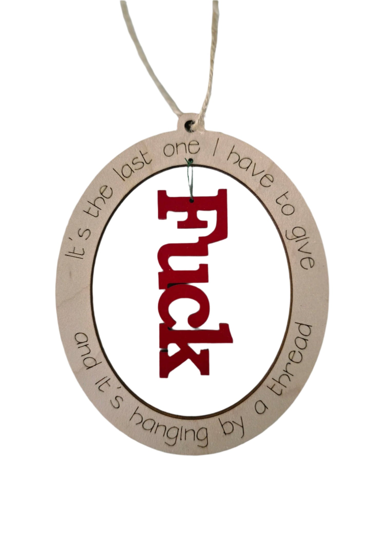Hanging by a Thread Ornament