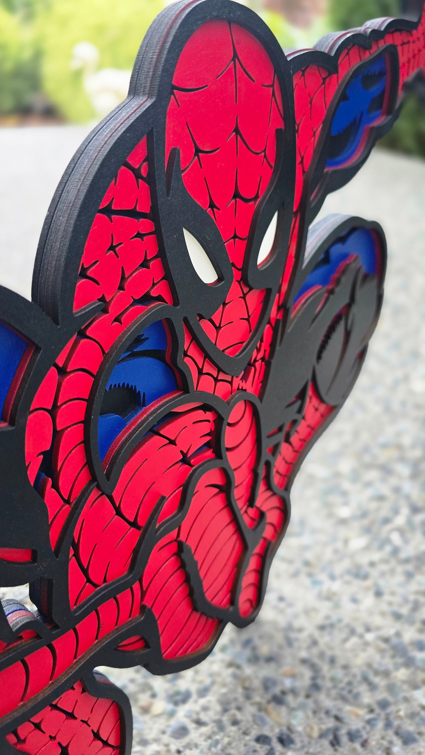 Spidey | Layered Wood Art