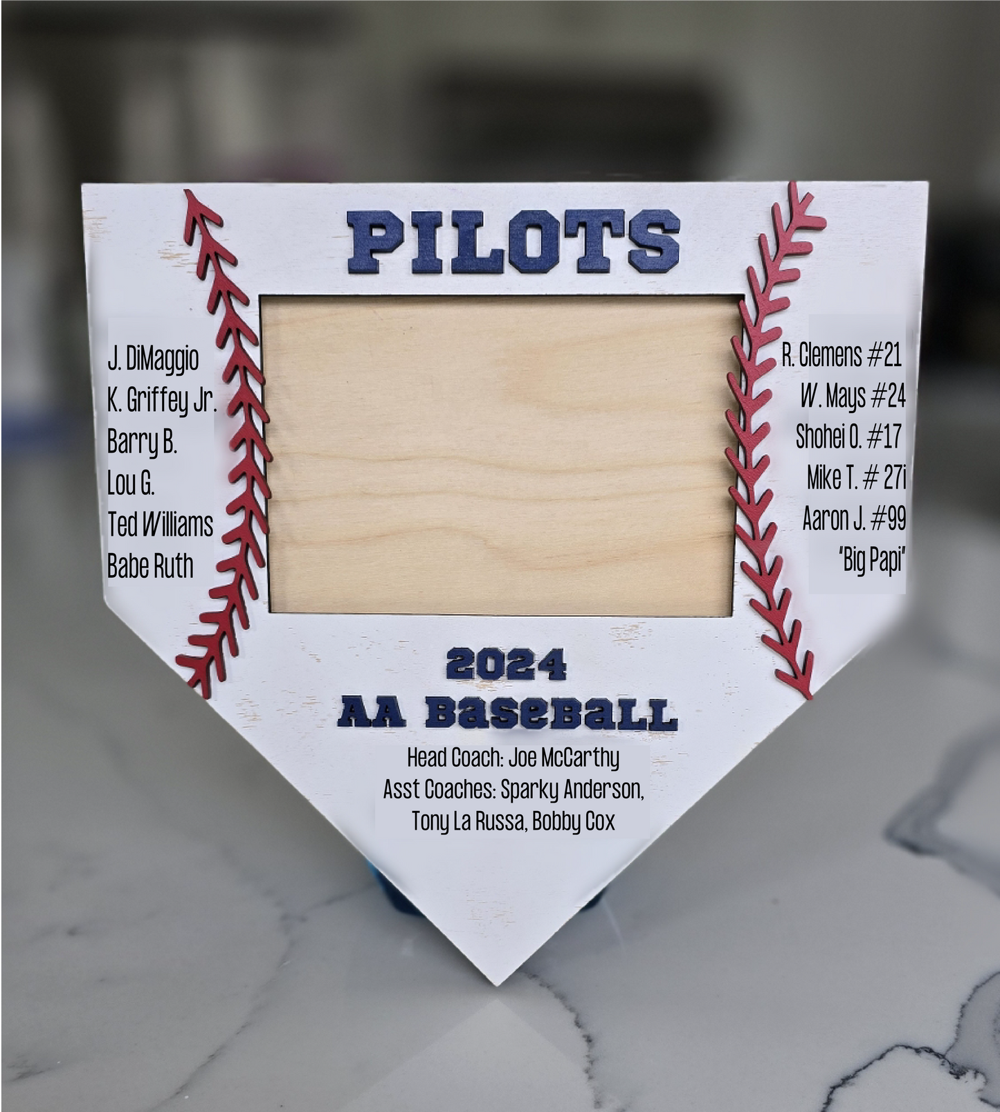 Baseball Team Picture Frame