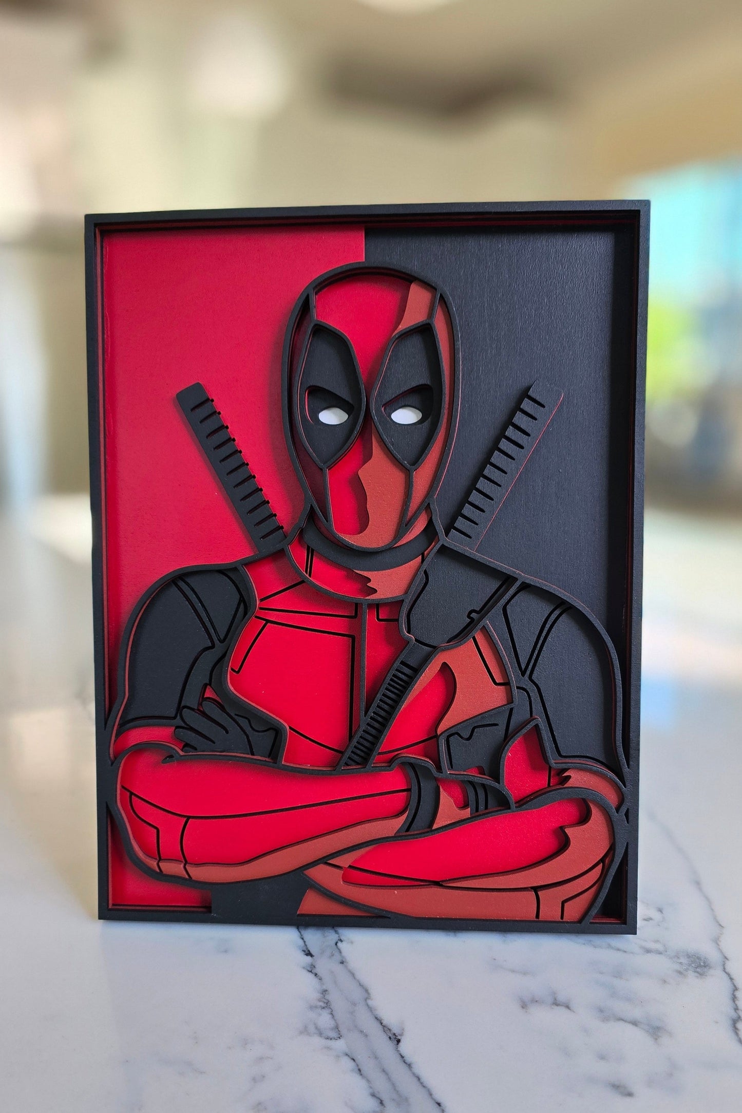 Misfit Superhero | Wooden Art | Wall Decor