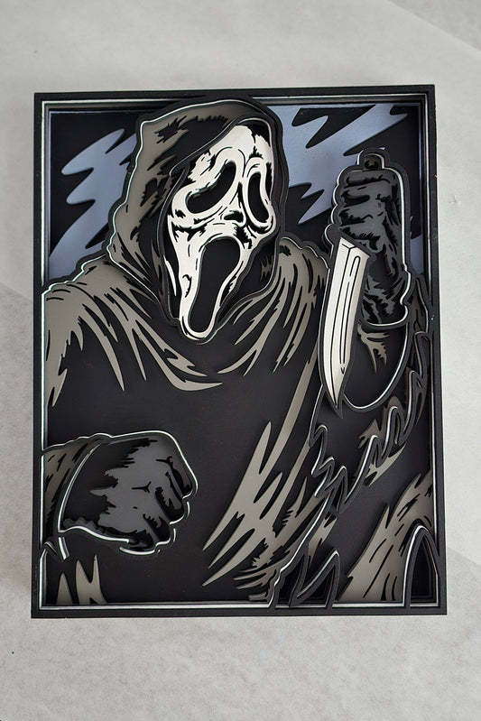 Ghostface / Scream | Wooden Art | Wall Decor
