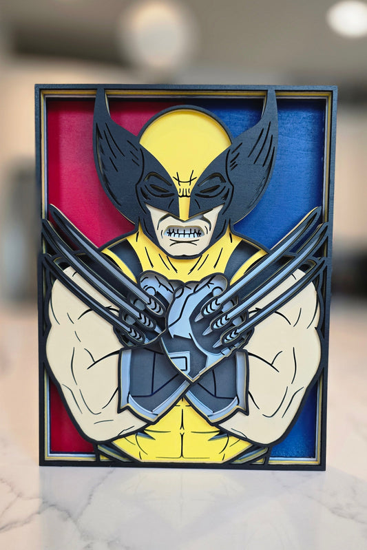 Wolverine | Wooden Art | Wall Decor