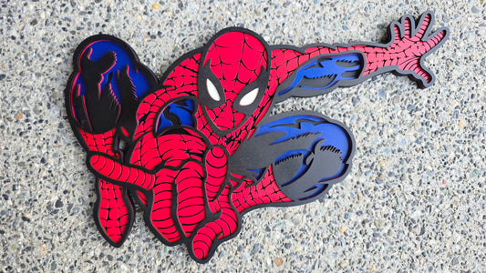 Spidey | Layered Wood Art